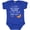 Royal Blue, variant on Inktastic I Love My Twin Sister to the Moon and Back Boys or Girls Baby Bodysuit