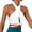 White, variant on Women Casual Solid Vest Tank Shirt Sleeveless Slim Neck Backless Tops