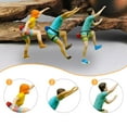 thumbnail image 6 of Almencla 3 Pieces 1/87 Miniature Figures Rock Climbing Tiny for Micro Landscape Decor, 6 of 8