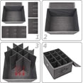 thumbnail image 2 of Cajas de almacenamiento, contenedores de caja de almacenamiento para copas de vino para cristalería o cristal, sostiene copas de vino tinto o blanco, 2 of 5