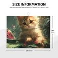 thumbnail image 2 of Bingfone Cute Kitten Water Lilies 18" x 24"Dish Drying Mat for Kitchen Counter,Ultra Absorbent Microfiber, 2 of 7