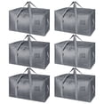 thumbnail image 1 of Bolsas de mudanza BALEINE, paquete de 6 unidades, sobredimensionadas, con asas reforzadas, 1 of 7