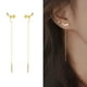 thumbnail image 2 of Pendientes de estrella para mujer Pendientes de constelación con borlas, 2 of 7