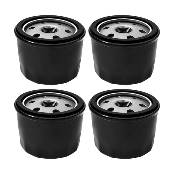 4 Pack Oil Filter for 492932s 492932 696854,695396,492056 492036,Compatible with Kawasaki Kohler 5076 492056 Lawn Mower 2-1/4" Standard Oil Filter