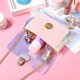 thumbnail image 3 of BESTOYARD Women Transparent Handbag Colorful Chain Bags Rainbow Purses Clear Jelly Mini Bag (Pink), 3 of 5