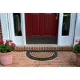thumbnail image 4 of A1HC Natural Coir and Rubber Large Door Mat 18x30, Thick Durable Half Round Doormats for Door Entrance, Heavy Duty, Thin Profile Door Mat, Easy to Clean, Long Lasting Front Door Entry Doormat, 4 of 6