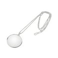 thumbnail image 1 of Lupa de collar 5X Fernando colgante de lupa 5X Plata, 1 of 8
