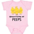 thumbnail image 3 of Inktastic Chillin' with My Peeps Boys or Girls Baby Bodysuit, 3 of 5