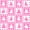 Hot Pink White, variant on Manfei Halloween Ghost Twin Sheets 3pcs, Vintage Geometric Checkered Bedding, Hot Pink White,1 Fitted Sheet, 1 Flat Sheet and 1 Pillowcase