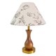 thumbnail image 1 of Lámpara de mesa decorativa retro con diseño de peonía for dormitorio, mesita de noche, sala de estar y estudio., 1 of 7