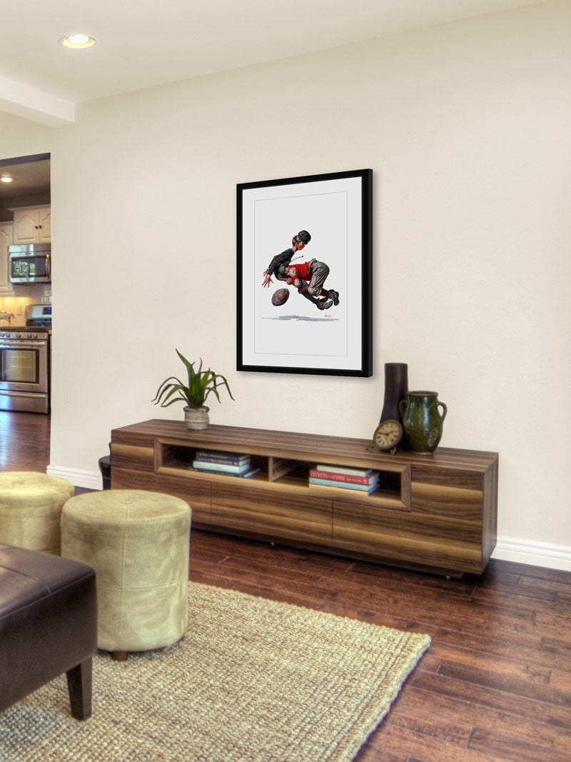 Marmont Hill 'Fumble' by Norman Rockwell Framed Painting Print