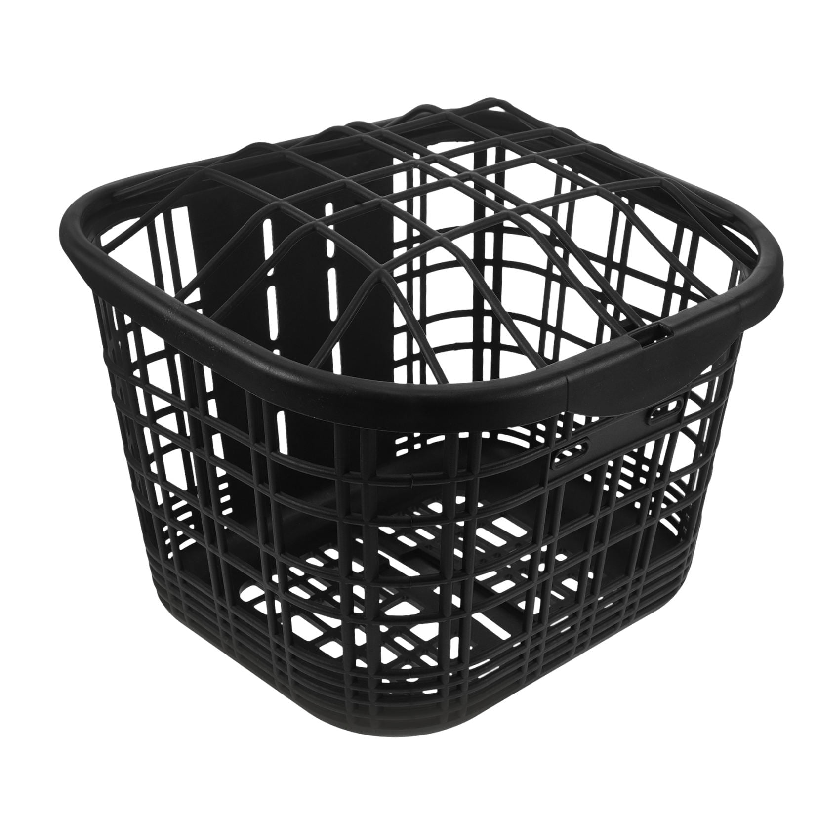 LULULION Front Basket White Rectangular for Electric Bike Outdoor Use 1Set