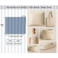 thumbnail image 7 of Soimoi Cotton Canvas | 56" Wide, Sold By 2 Yard | Stripe Print - Blue | Durable Medium Weight Fabric for Bags, Curtains, Crafts & Dcor, 7 of 7
