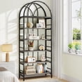 thumbnail image 4 of Tribesigns 6 Tier Standard Bookcase, Metal Black, 11.81" x 31.50" x 78.74", 52 lb, 4 of 7