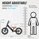thumbnail image 3 of Bicicleta Balance SEREED negra, sin pedales, sin herramientas, 3,5 kg, 3 of 9