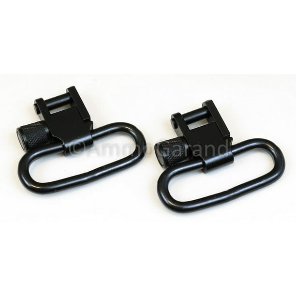 AmmoGarand Locking Sling Swivel 2pc Set 1.25" Wide for USGI Pattern