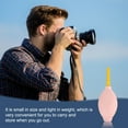 thumbnail image 5 of Uxcell Soft Tip Air Blower Dust Blaster, 3 Pcs Rubber Bulb Air Pump Dust Blower Cleaner Cameras Lens Cleaning Tool with Long Nozzle for Camera Lens Computer Keyboard, Pink/Yellow, 5 of 6