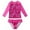 # 03, variant on BULLPIANO Toddler Girl Swimsuit Set Kid Girl Two Pieces Swimwear Long Sleeve Rash Guard Swimwear 2 Pcs Set