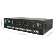 Singtronic KSP-2000Pro Professional Digital Sound Processor 2-in-1 Karaoke Amplifier with Mixer, Anti-Feedback, 3000W