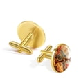 thumbnail image 3 of Kangaroo Elegant Stainless Steel Cufflinks Set for Formal Attire - for Business Meetings and Weddings, 3 of 6