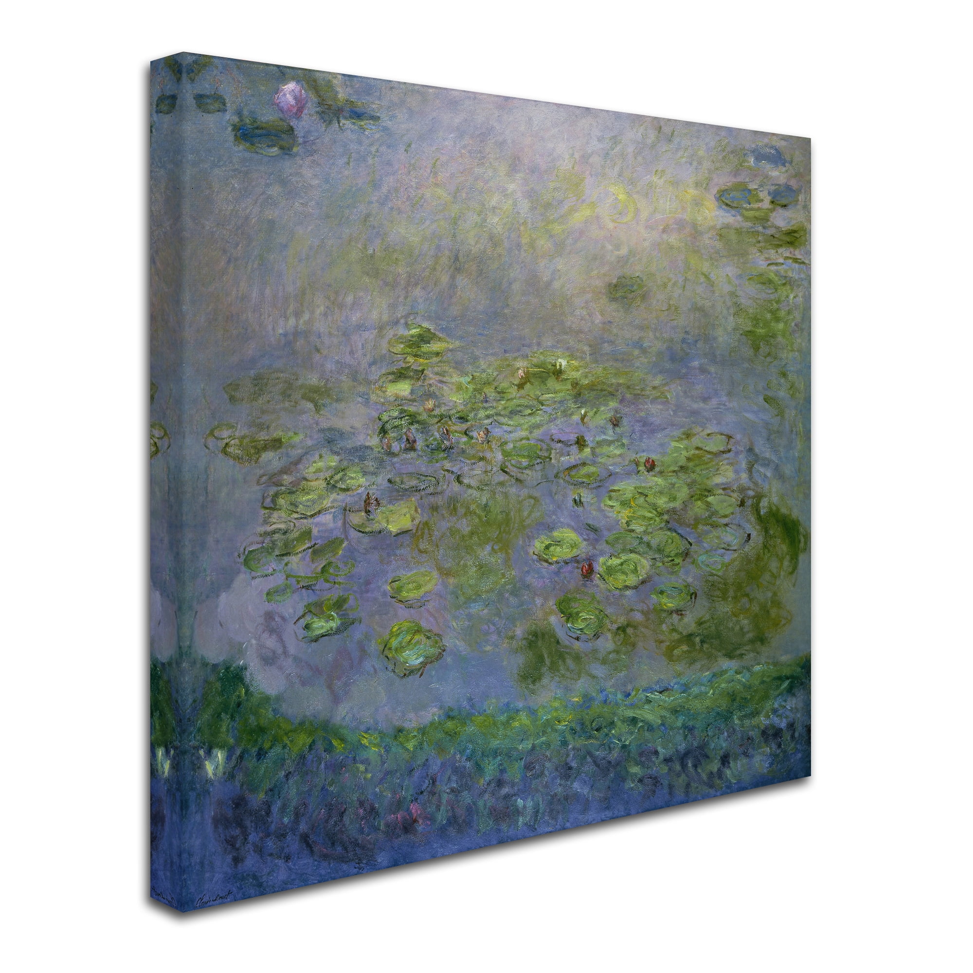 Trademark Fine Art 'Nympheas Waterlilies' Canvas Art by Monet