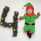 thumbnail image 4 of Disfraz de elfo navideño para bebés, conjunto de mono y gorro navideños, atuendo navideño para niña, disfraces para bebés, niños y niñas de 18 a 24 meses, 4 of 8