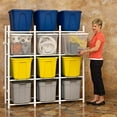 thumbnail image 2 of Bin Warehouse Systèmes de Rangement 12 Système d'Étagères Compact pour Ranger Bacs en Plastique, Bacs et Bacs à Déchets., 2 of 2