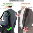 thumbnail image 3 of Correa de hombro ZINZ acolchada ajustable de 57 cm para bolsas, color negro, 3 of 6