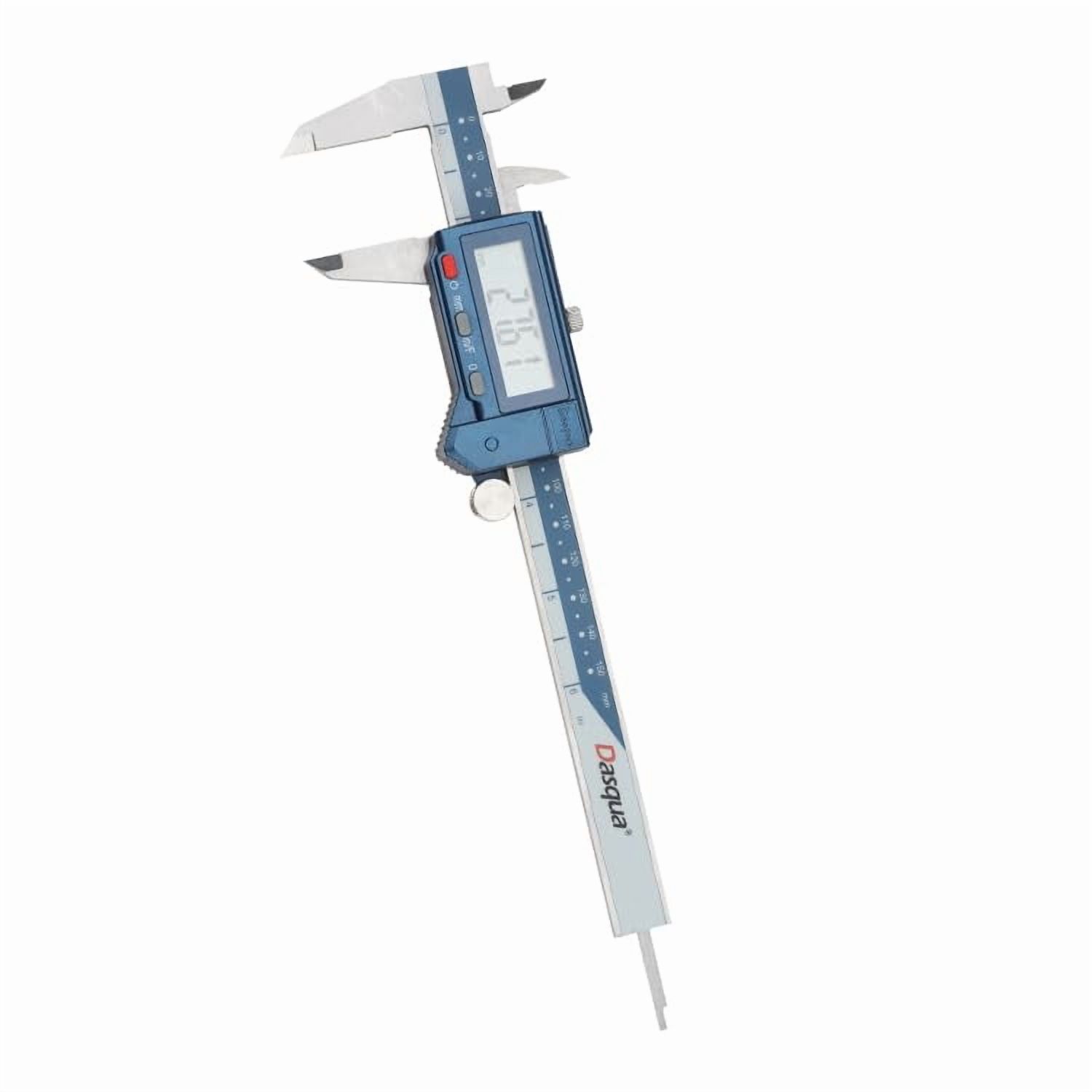 6" Digital Caliper Stainless Steel - IP54 Rated with Large Screen, in/mm/Fraction Conversion. High Precision ±0.001" Accuracy, Includes Protective Case