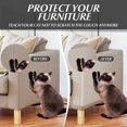 thumbnail image 5 of Cat Scratch Protector Cat Furniture Protector Cat Soffa Protector Cat Training Självhäftande remsor för soffa Mattdörrar Bänkskivor 21x30cm 10st, 5 of 5