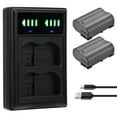 thumbnail image 4 of Camera Battery Charger Double Display Camera Battery Charger Dual Dock Camera Battery Charger Charger For En-el15 Battery Micro/TypeC Dual Port Camera Double Display Dual Dock, 4 of 8