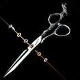 thumbnail image 6 of 6 inch Professional Hair Cutting Thinning Scissors Barber Shears Hairdressing Salon Set, 6 of 6