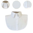 thumbnail image 6 of Milageto Detachable Collar for Women Half Shirt Blouse Top Collar for T Shirt Sweater Pointed Collar, 6 of 8