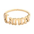 thumbnail image 2 of EGNMCR Rings Twelve English Letter Opening Stainless Steel stud earring, 2 of 2