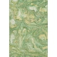 thumbnail image 2 of Addison Rugs Mayfield Premium Machine Washable Transitional Abstract Green Rectangle Rug, 3' X 5' Machine Washable Transitional Abstract Green Oversized Sherpa Throw Blanket, 2 of 6