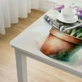thumbnail image 4 of nygtbtfer Tablecloth , Blooming Floral Table Cover for Party Decor White, 4 of 7