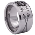 thumbnail image 4 of Tungsten Wolf and Arrows Ring, 4 of 5