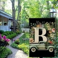 thumbnail image 4 of PHYHOO Letter B Garden Flag Double Sided Outside, Truck Buffalo Plaid Garden Flag Family Last Name Yard Flags Small Burlap Garden Flag Vertical Farmhouse Yard Outdoor Decorations White, 4 of 6