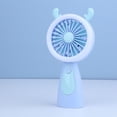 thumbnail image 2 of WKSCLPAI Handheld Mini Fan Portable Outdoor Travel with Colorful Lights USB Rechargeable Deer Style High Speed for Beach Camping, 2 of 7