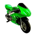 thumbnail image 1 of Motocicleta Infantil Shahoma  PB04 Pocket Bike Deportiva 49cc Verde, 1 of 4