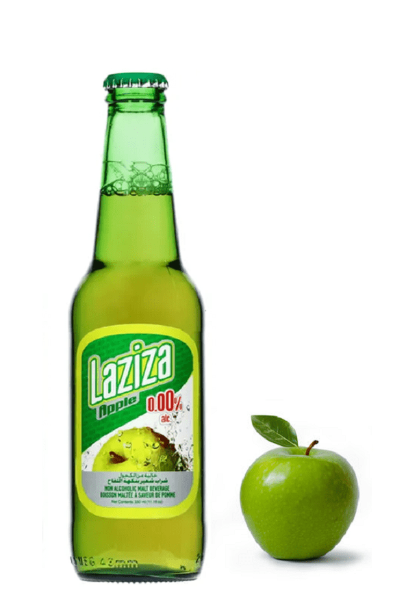 Apple Flavor Malt Beverage, One 6-Pack 8.45 fl. oz. (330ml) Glass Bottles