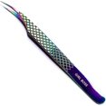 thumbnail image 1 of LLBA Lash Tweezer Professional Volume False Lash Application Tool | Multi Shapes & Purposes Tweezers | Non-Slip Grip Tweezers for Volume, Isolation & Classic Lashes (Galaxy, Girl Boss Isolation), 1 of 7