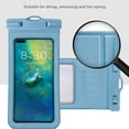 thumbnail image 6 of TPU Waterproof Phone Pouch Double Sealing, Cell Phone Dry Bags with Lanyard Fit up to 7.5" Devices, Protector Case for iPhone 15 14 13 12 11 Pro Max Plus XR, Galaxy S24 S23, 6 of 6