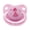 Pink, variant on CutiePlusU Adult Sized Pacifier Big Shield Dummy for Men Women Cute Prints White Pink