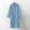 Blue, variant on Pajama Women Towel Bath Robe Pajamas for Women Women's Thickened Comfortable Velvet Female Green Fruit Collar Button Long Skirt Bathrobe Nightgown Home Wear