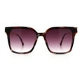 thumbnail image 4 of Womens Luxury Designer Inset Lens Metal Arm Horn Rim Plastic Fashion Sunglasses Burgundy Marble - Purple, 4 of 7