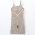 thumbnail image 3 of Gpoecd Plus Size Shaping Romper for Women with Built In Support and Open Bust Design Control Body Plus Size Jumpsuit Beige,M, 3 of 3