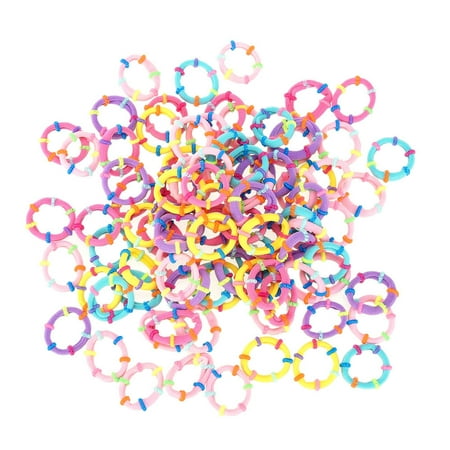 

AdXKenry Kitchen Towels Bands Bands Hair 100pcs Baby Rubber for Kids Girls Candy Elastic Hair Ties Multi Home Textiles