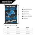 thumbnail image 3 of Cuadro colgante de PVC negro personalizado del equipo de fútbol de los Leones, varios tamaños, decoración de interiores, cuadro colgante de pared, cuadro decorativo para mesita de noche, 3 of 7