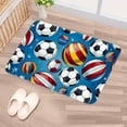 thumbnail image 5 of Football Polyester Non-Slip Door Carpet Kitchen Mat Floor Rug - Machine Washable, 5 of 6